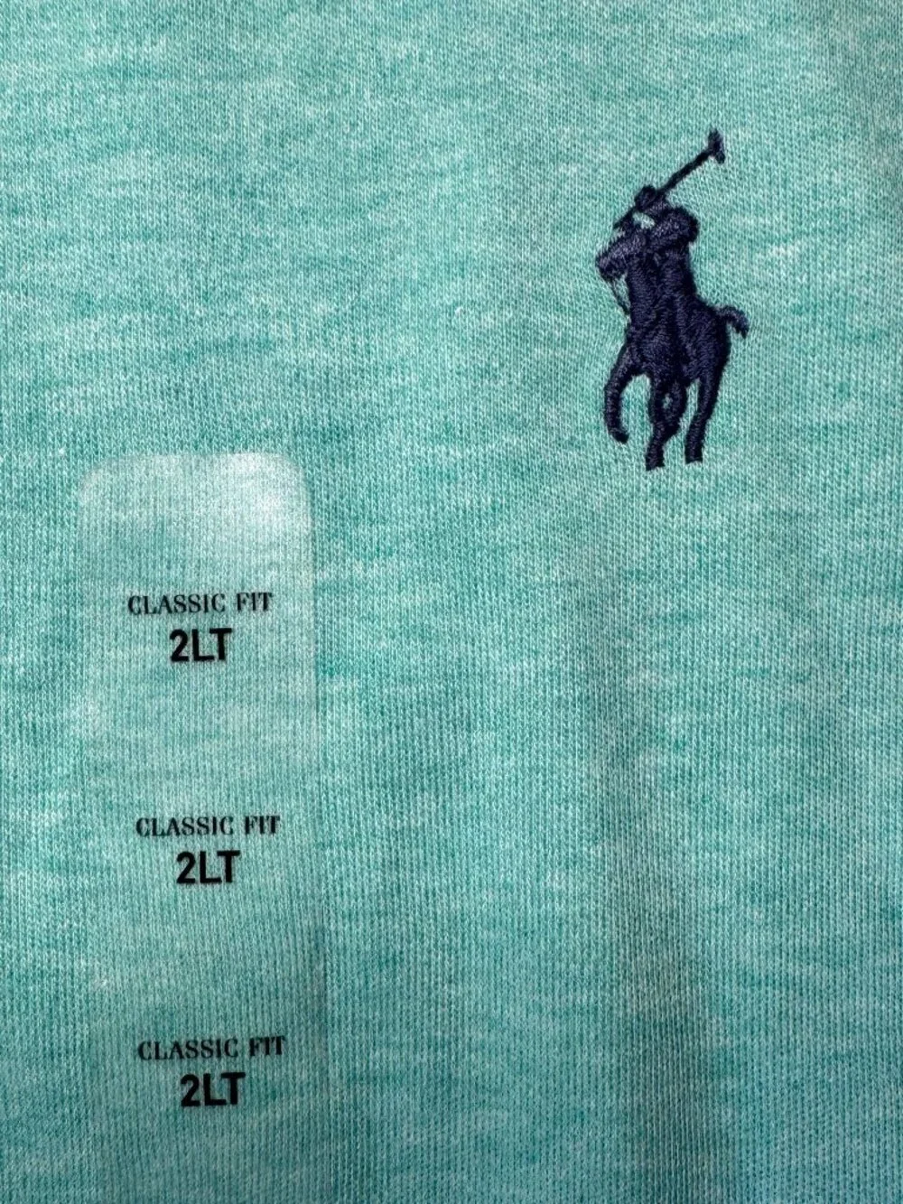 Polo Ralph Lauren Polo Shirt Men’s 2XLT NWT Aqua Blue Short Sleeve Pony Logo Big